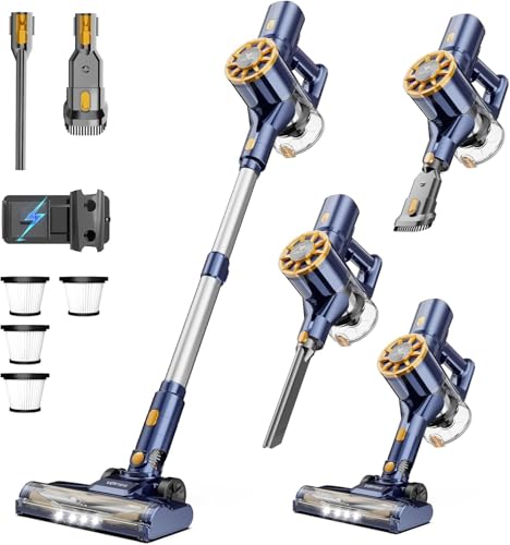 Vortisys Cordless Stick Vacuum Cleaner, 350W/45000Pa Lightweight Vacuum