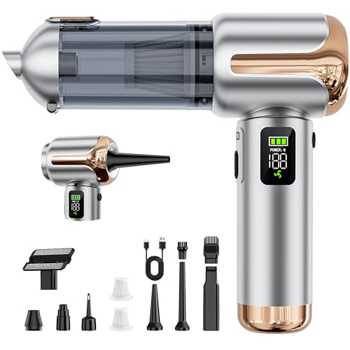 Cutigic Car Vacuum Cleaner Cordless, Powerful Car Hoover