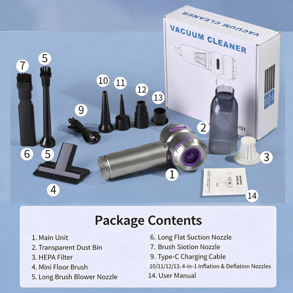 SHENGMEI Handheld Vacuum Cleaner