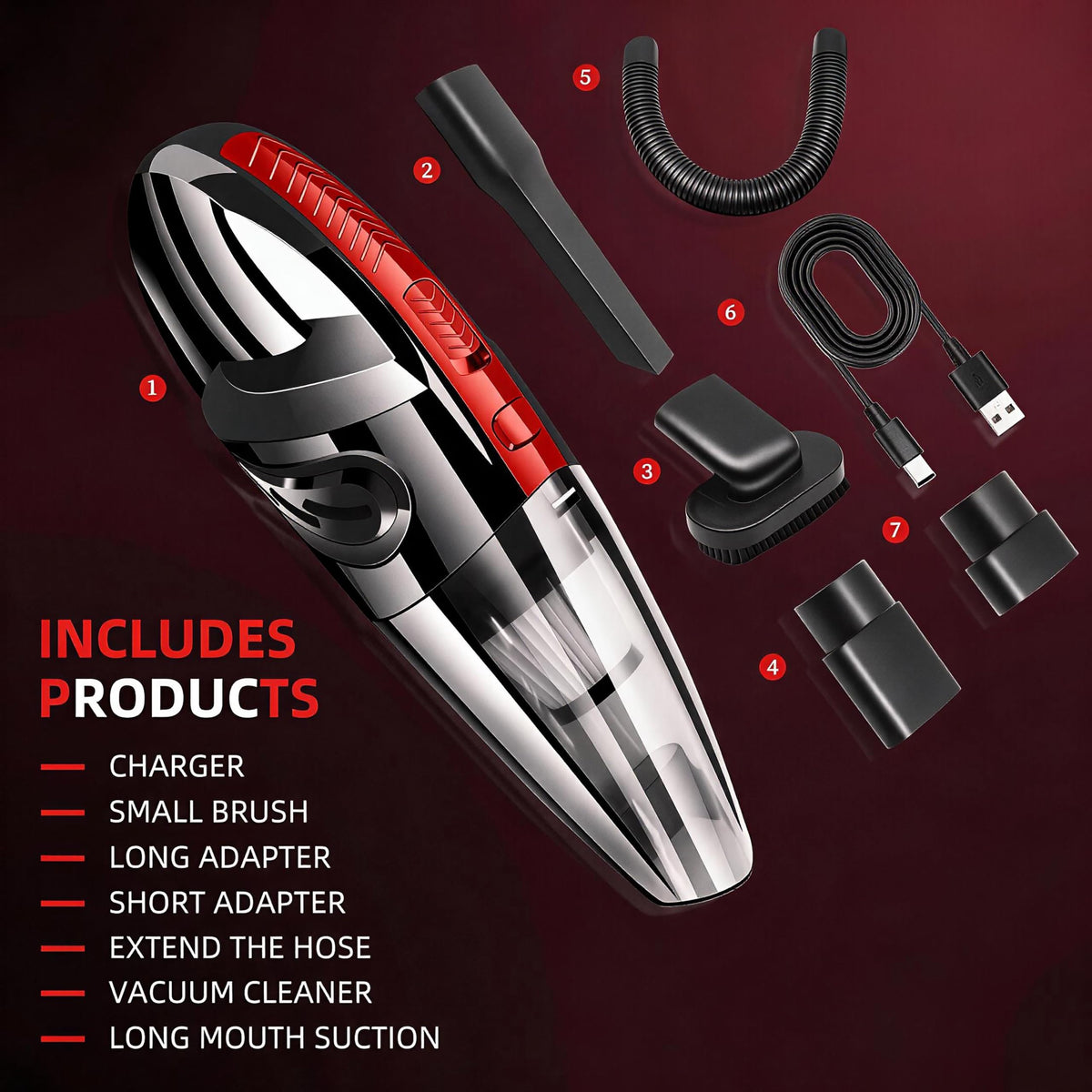 SHENGMEI Handheld Vacuum Cleaner